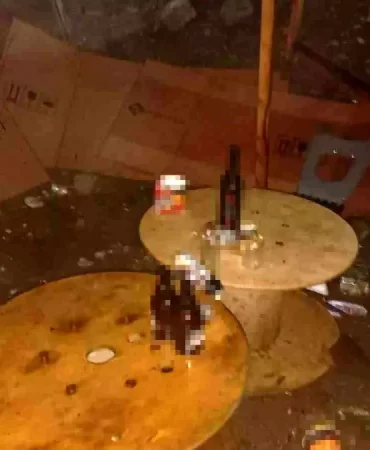 Akyazı'da Baraka Yangını
