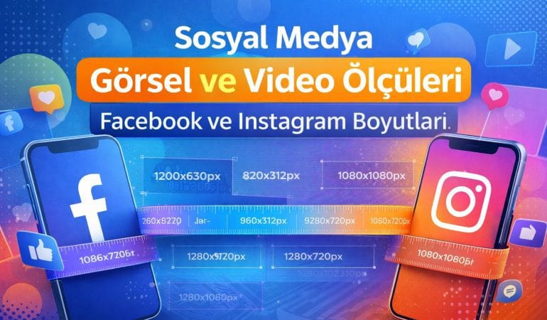 Sosyal Medyada Doğru Görsel Boyutları: Facebook & Instagram Ölçüleri Sosyal Medya Paylaşımları İçin Güncel Görsel ve Video Ölçüleri