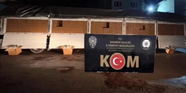 Sakarya'da Kaçak Makaron Operasyonu