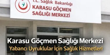 Karasu Göçmen Sağlığı Merkezi binası – Sakarya Karasu’da yabancı uyruklulara ücretsiz muayene ve sağlık hizmeti