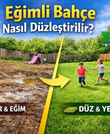 Bahçenin Eğimi Nasıl Yeniden Düzenlenir?
