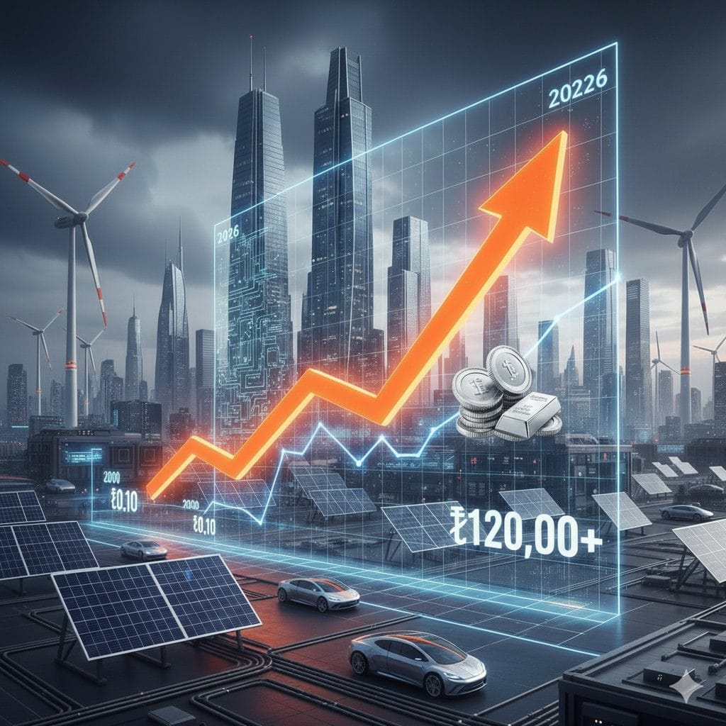 2000-2026 gümüş gram fiyatı artış grafiği ve endüstriyel kullanım alanları illüstrasyonu.