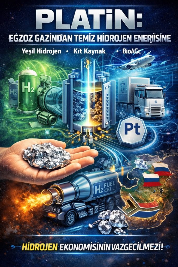 Temiz enerji • Yakıt hücreleri • Stratejik metal