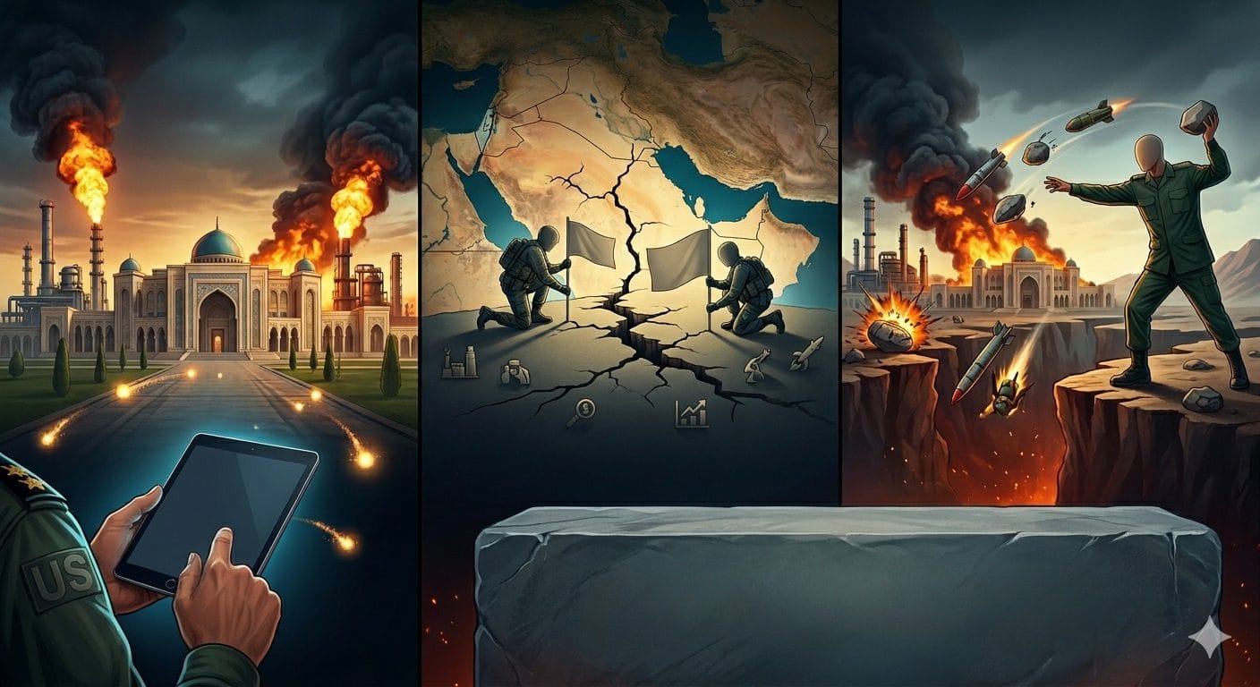 The Silent Triptych of Gulf Geopolitics and its Resolution