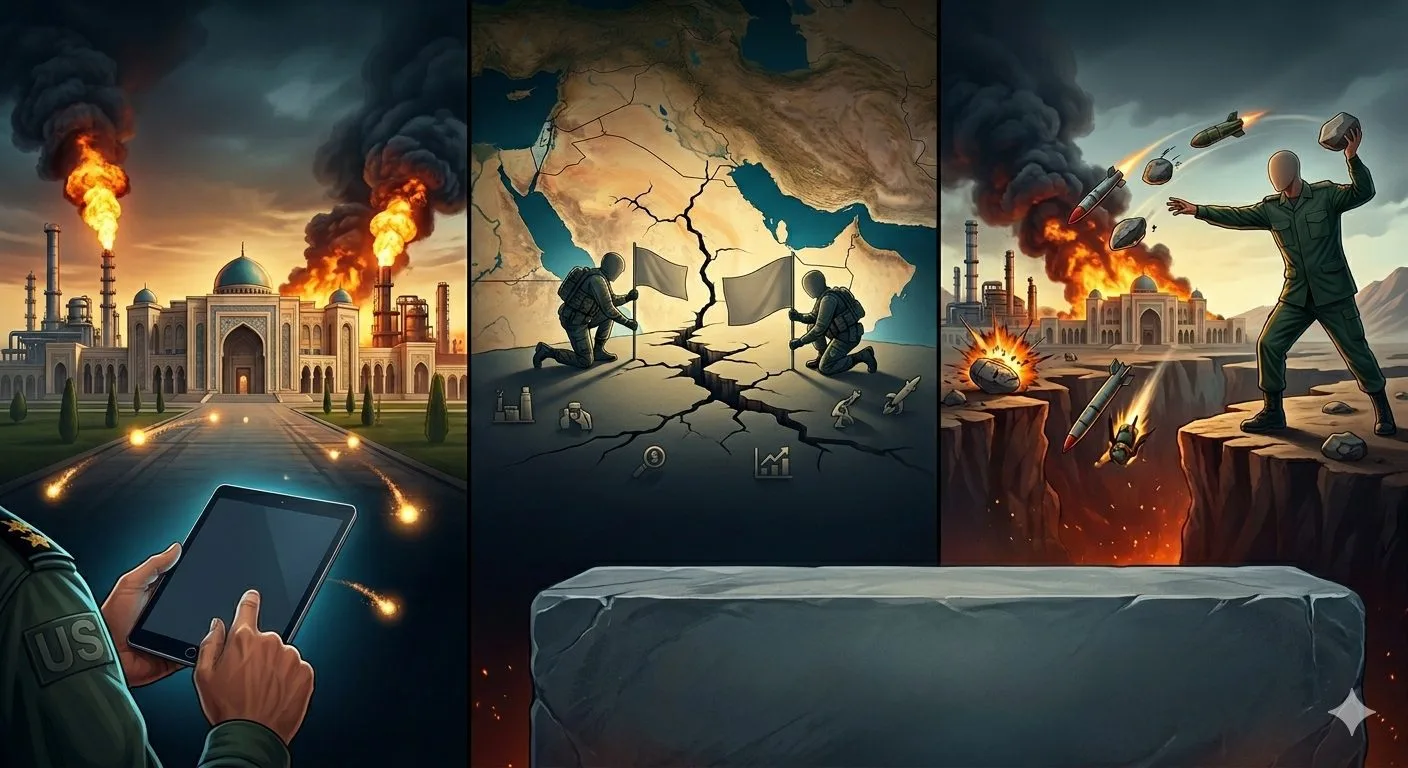 The Silent Triptych of Gulf Geopolitics and its Resolution